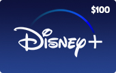 $100 Disney+ gjafakort - fyrir Disney+ USA