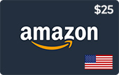 $25 Amazon gift card- for Amazon USA