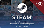 $30 Steam gift card - for Steam Access USA