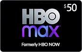 $50 HBO MAX gavekort- for HBO MAX USA