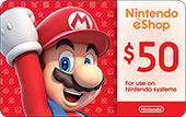 $50 Nintendo eShop gjafakort - fyrir Nintendo eShop USA